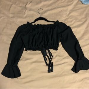 3 off the shoulder crop tops